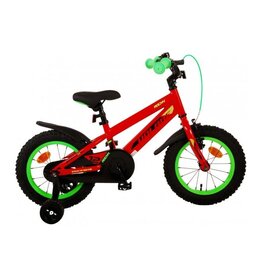 Volare Rocky Kinderfahrrad - Jungen - 14 Zoll - Rot