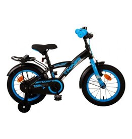 Volare Thombike Kinderfahrrad - Jungen - 14 Zoll - Schwarz Blau