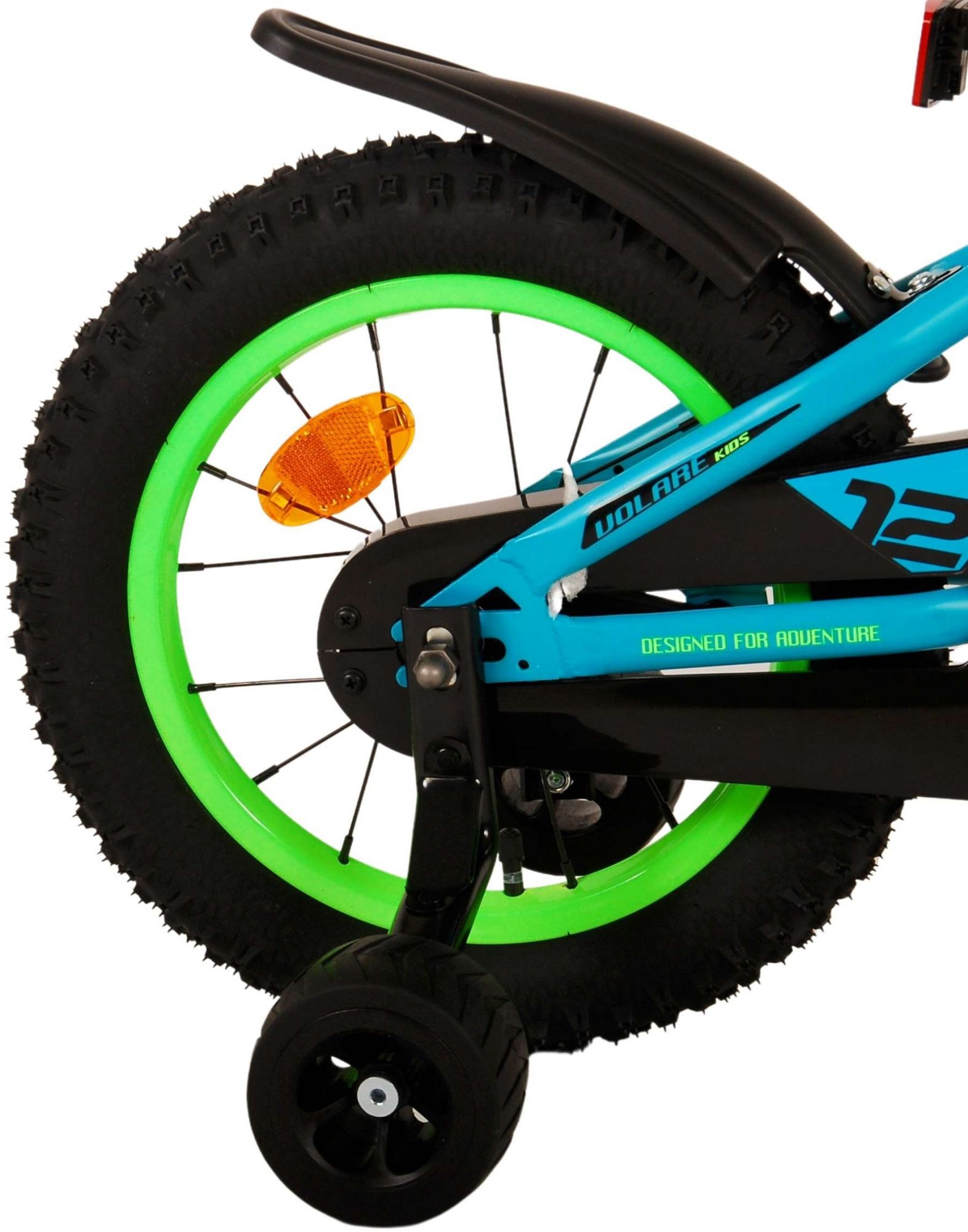 Volare Rocky Kinderfahrrad - Jungen - 14 Zoll - Grün