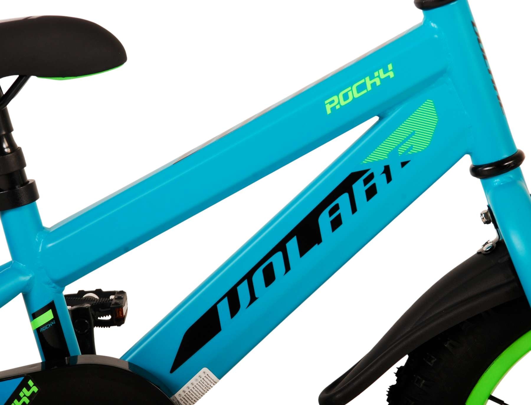 Volare Rocky Kinderfahrrad - Jungen - 14 Zoll - Grün