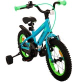 Volare Rocky Kinderfahrrad - Jungen - 14 Zoll - Grün