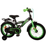 Volare Thombike Kinderfiets - Jongens - 14 inch - Zwart Groen