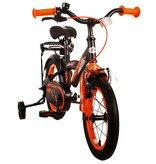 Volare Thombike Kinderfiets - Jongens - 14 inch - Zwart Oranje