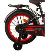 Volare Thombike Kinderfiets - Jongens - 16 inch - Zwart Rood - Twee Handremmen
