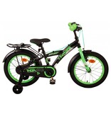 Volare Thombike Kinderfiets - Jongens - 16 inch - Zwart Groen - Twee Handremmen