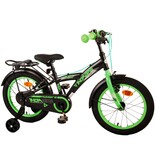 Volare Thombike Kinderfiets - Jongens - 16 inch - Zwart Groen - Twee Handremmen