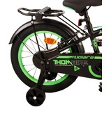 Volare Thombike Kinderfiets - Jongens - 16 inch - Zwart Groen - Twee Handremmen