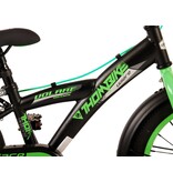Volare Thombike Kinderfiets - Jongens - 16 inch - Zwart Groen - Twee Handremmen