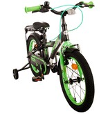 Volare Thombike Kinderfiets - Jongens - 16 inch - Zwart Groen - Twee Handremmen