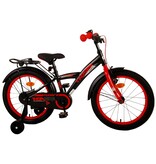 Volare Thombike Kinderfahrrad - Jungen - 18 Zoll - Schwarz Rot