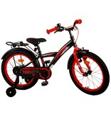Volare Thombike Kinderfahrrad - Jungen - 18 Zoll - Schwarz Rot