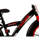 Volare Thombike Kinderfahrrad - Jungen - 18 Zoll - Schwarz Rot