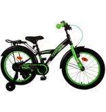 Volare Thombike Kinderfahrrad - Jungen - 18 Zoll - Schwarz Grün