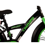 Volare Thombike Kinderfahrrad - Jungen - 18 Zoll - Schwarz Grün