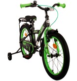 Volare Thombike Kinderfahrrad - Jungen - 18 Zoll - Schwarz Grün
