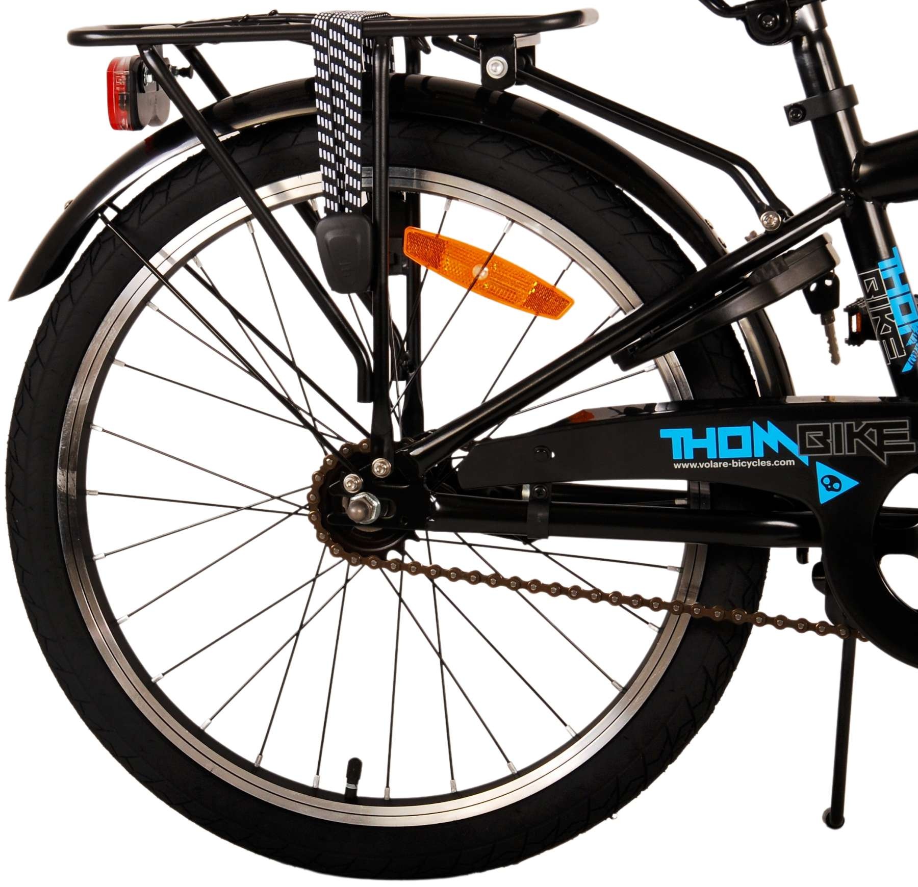 Volare Thombike Kinderfahrrad - Jungen - 20 Zoll - Schwarz Blau
