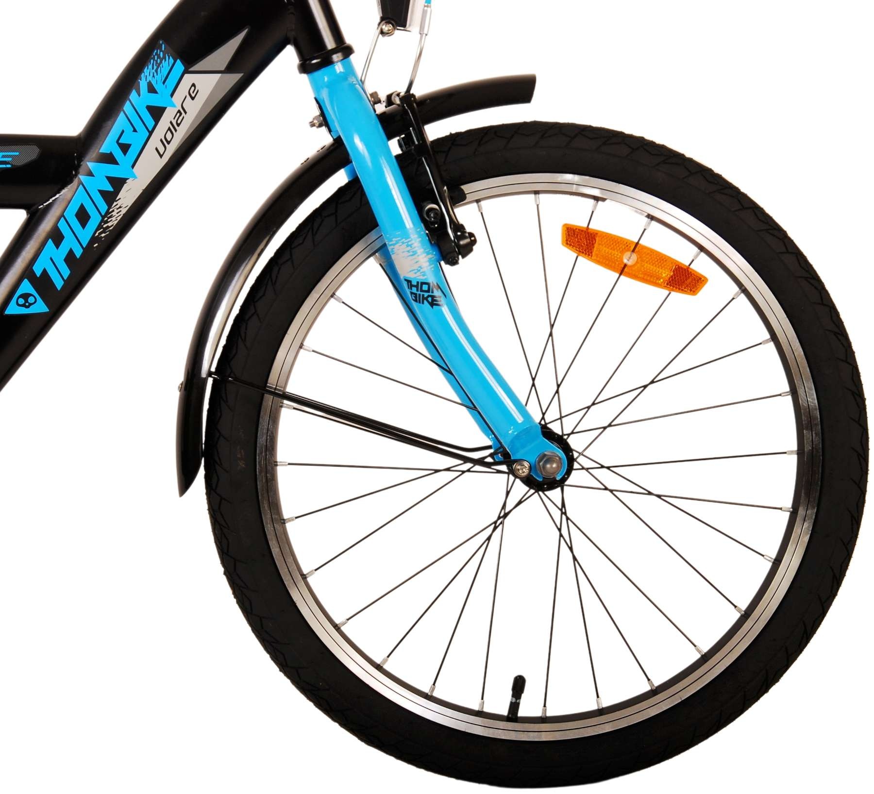 Volare Thombike Kinderfahrrad - Jungen - 20 Zoll - Schwarz Blau