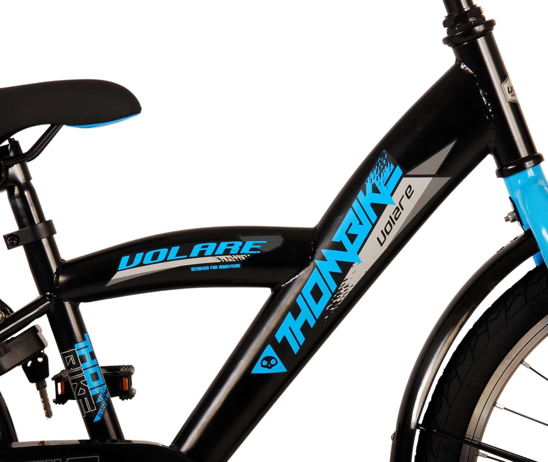 Volare Thombike Kinderfahrrad - Jungen - 20 Zoll - Schwarz Blau