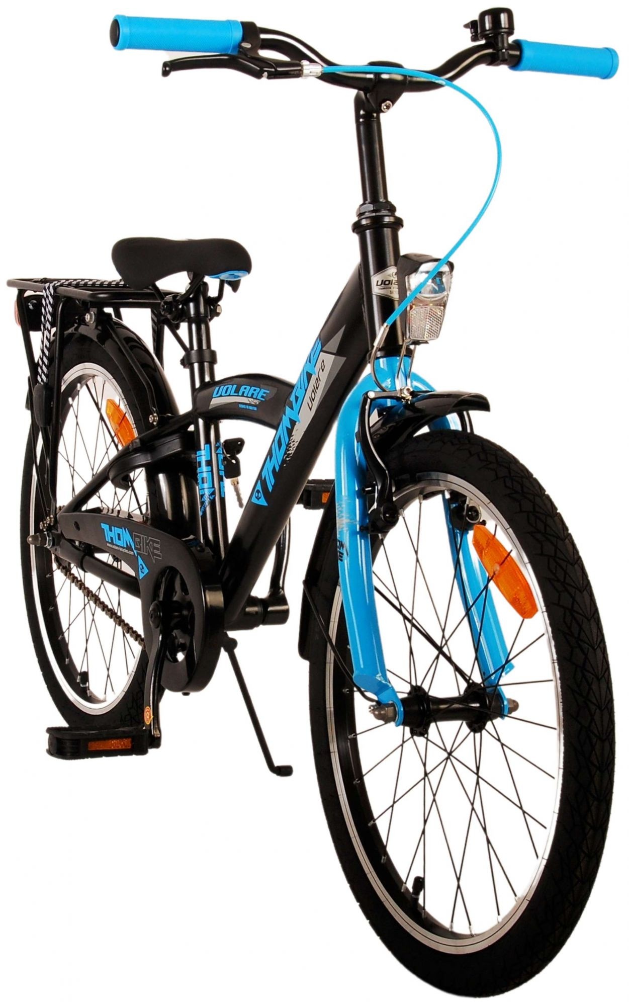 Volare Thombike Kinderfahrrad - Jungen - 20 Zoll - Schwarz Blau