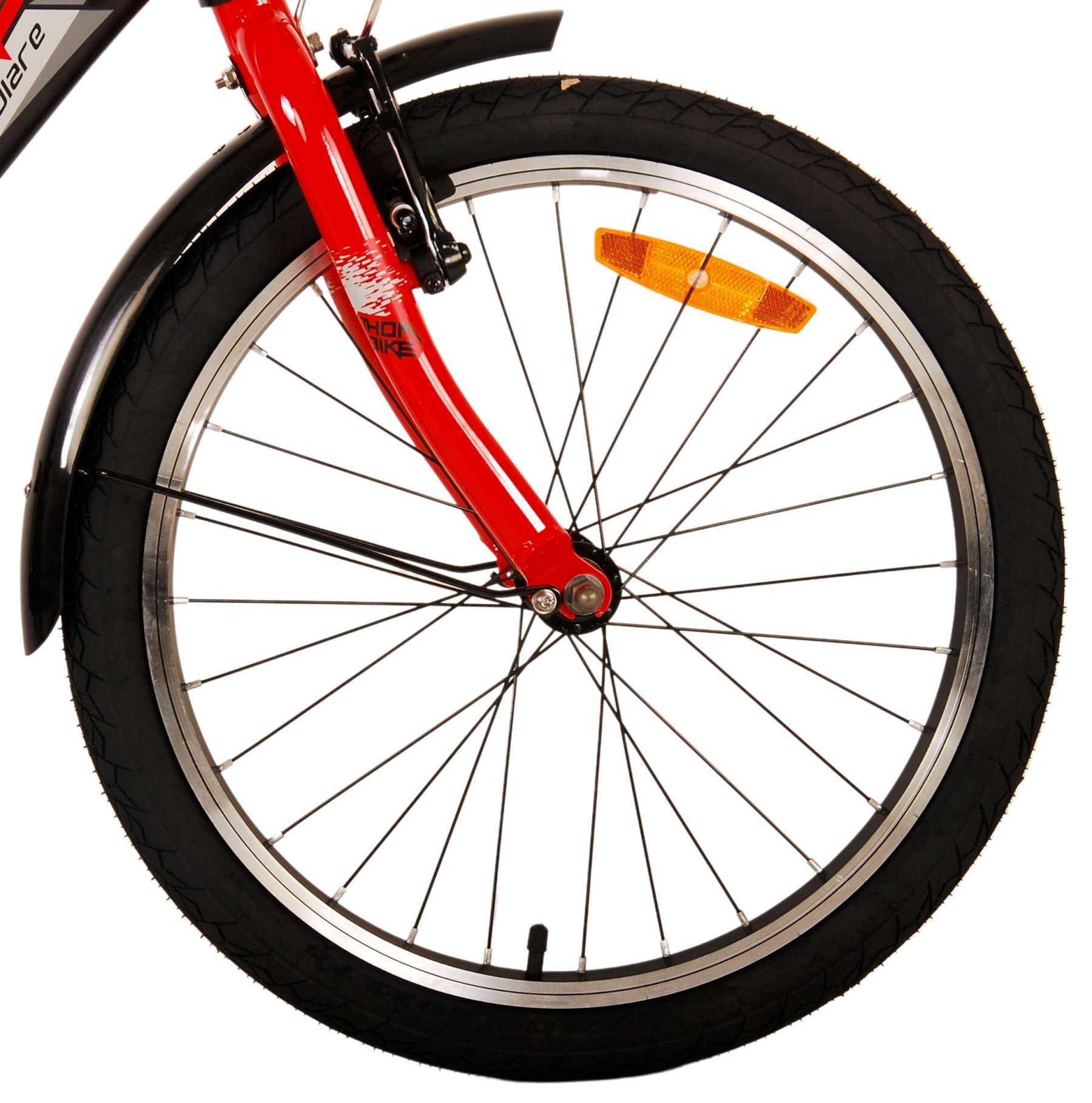 Volare Thombike Kinderfahrrad - Jungen - 20 Zoll - Schwarz Rot