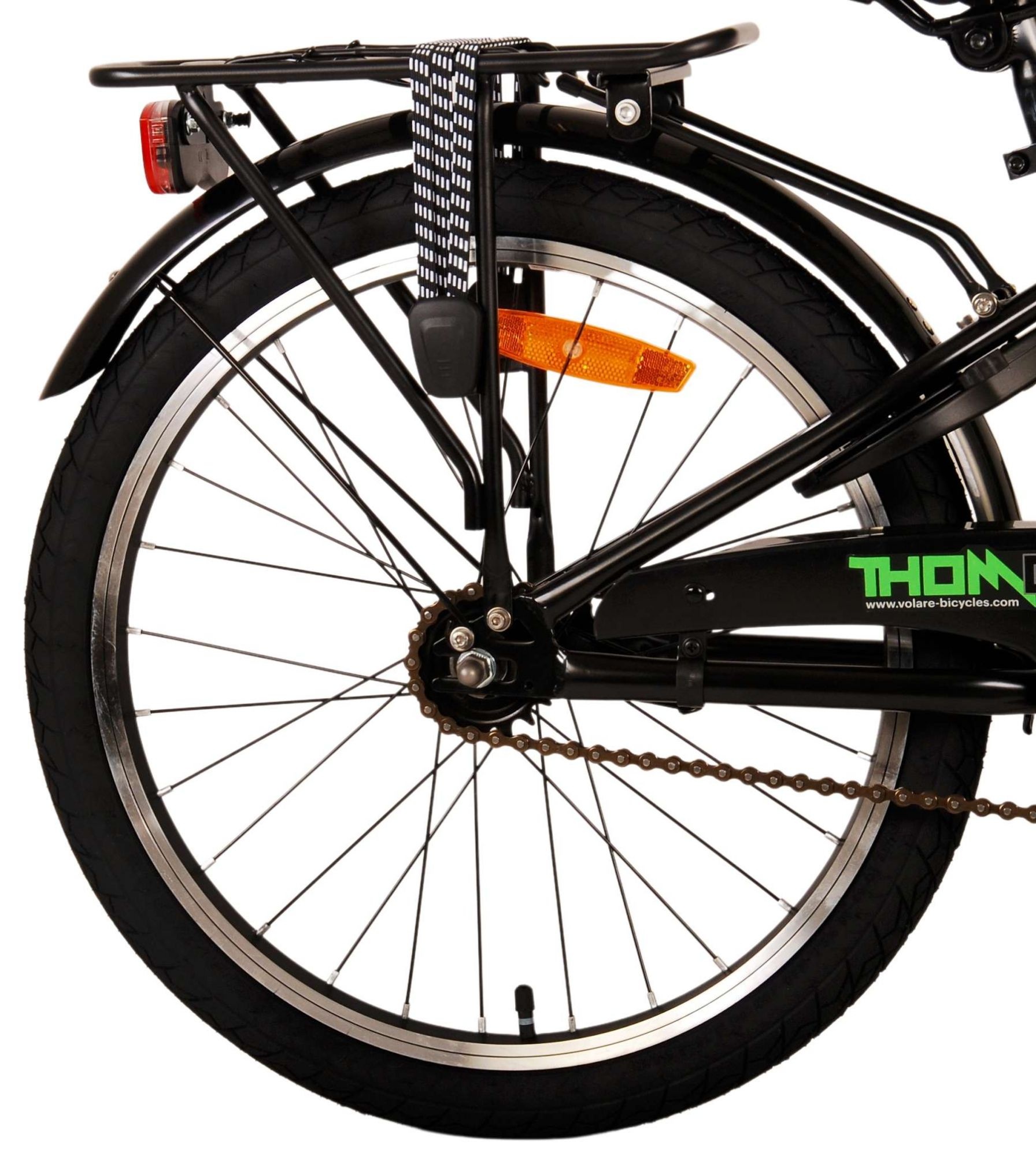Volare Thombike Kinderfahrrad - Jungen - 20 Zoll - Schwarz Grün