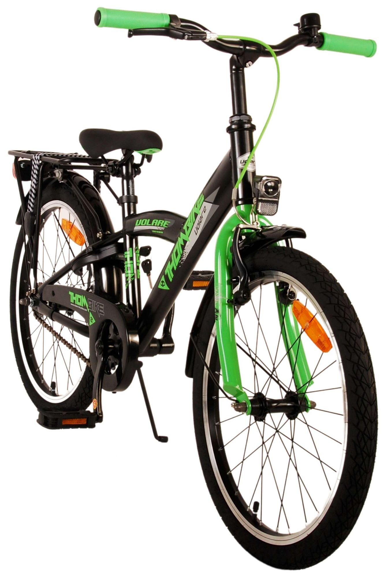 Volare Thombike Kinderfahrrad - Jungen - 20 Zoll - Schwarz Grün