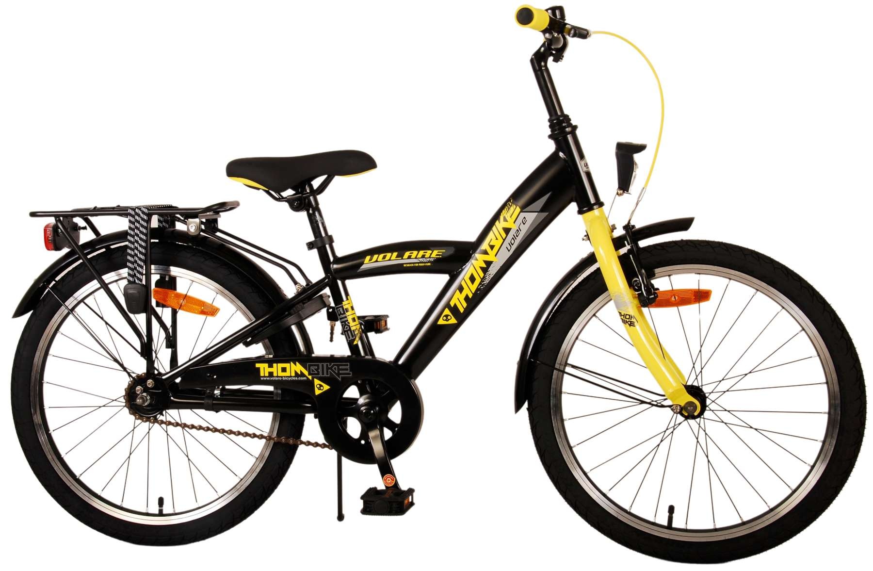 Volare Thombike Kinderfahrrad - Jungen - 20 Zoll - Schwarz Gelb