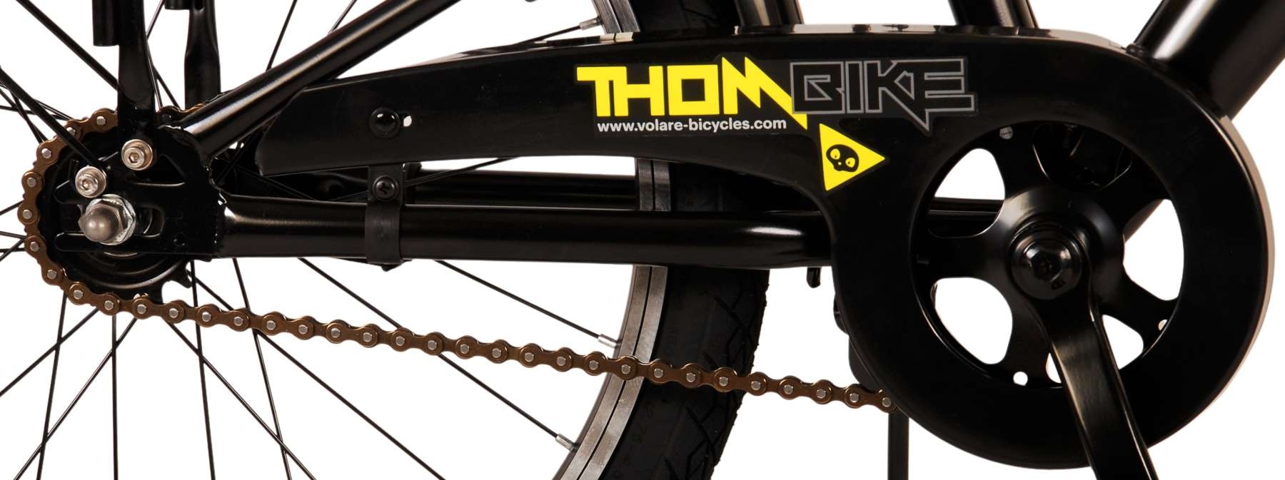 Volare Thombike Kinderfahrrad - Jungen - 20 Zoll - Schwarz Gelb