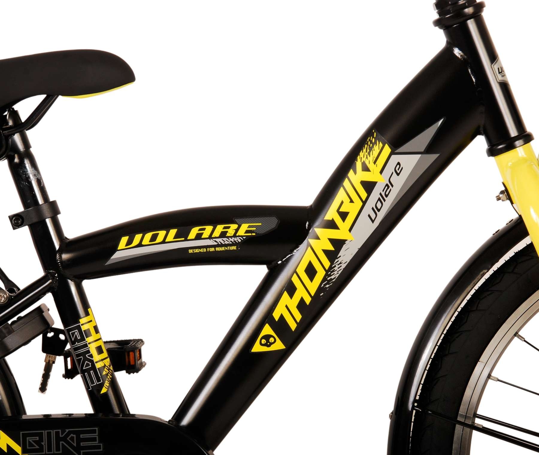 Volare Thombike Kinderfahrrad - Jungen - 20 Zoll - Schwarz Gelb