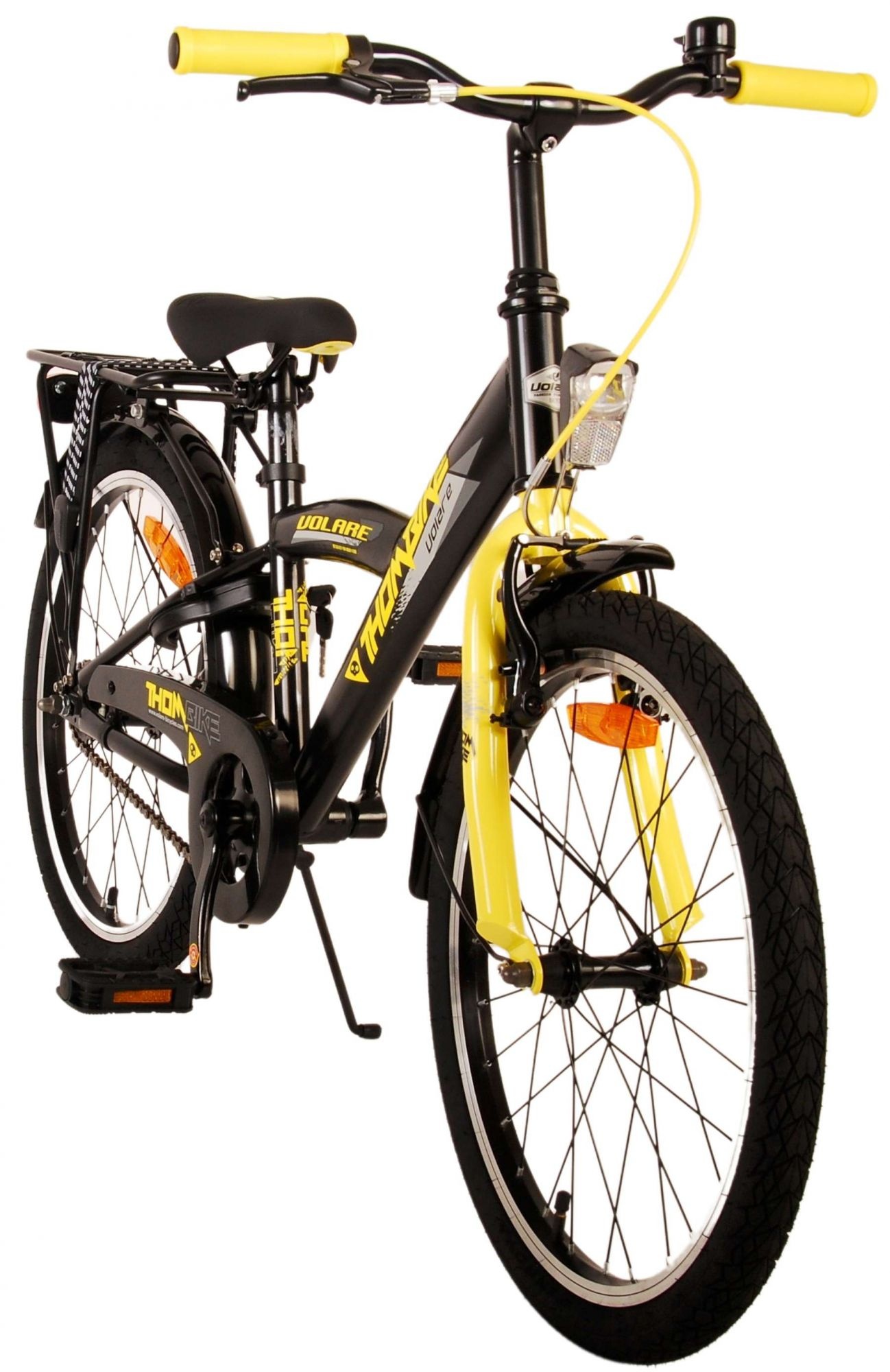 Volare Thombike Kinderfahrrad - Jungen - 20 Zoll - Schwarz Gelb