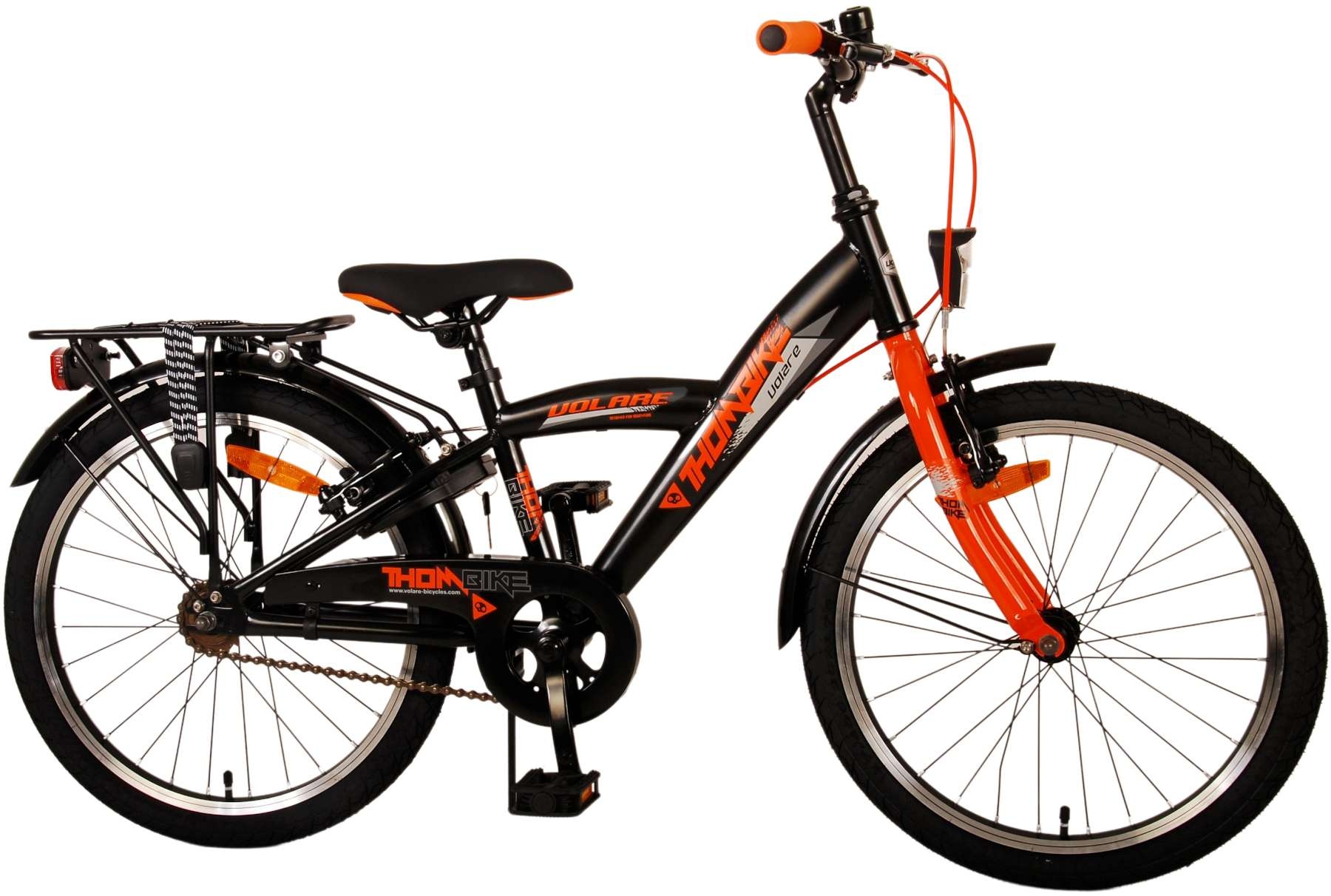 Volare Thombike Kids' bike - Boys - 20 inch - Black Orange - Two Hand Brakes