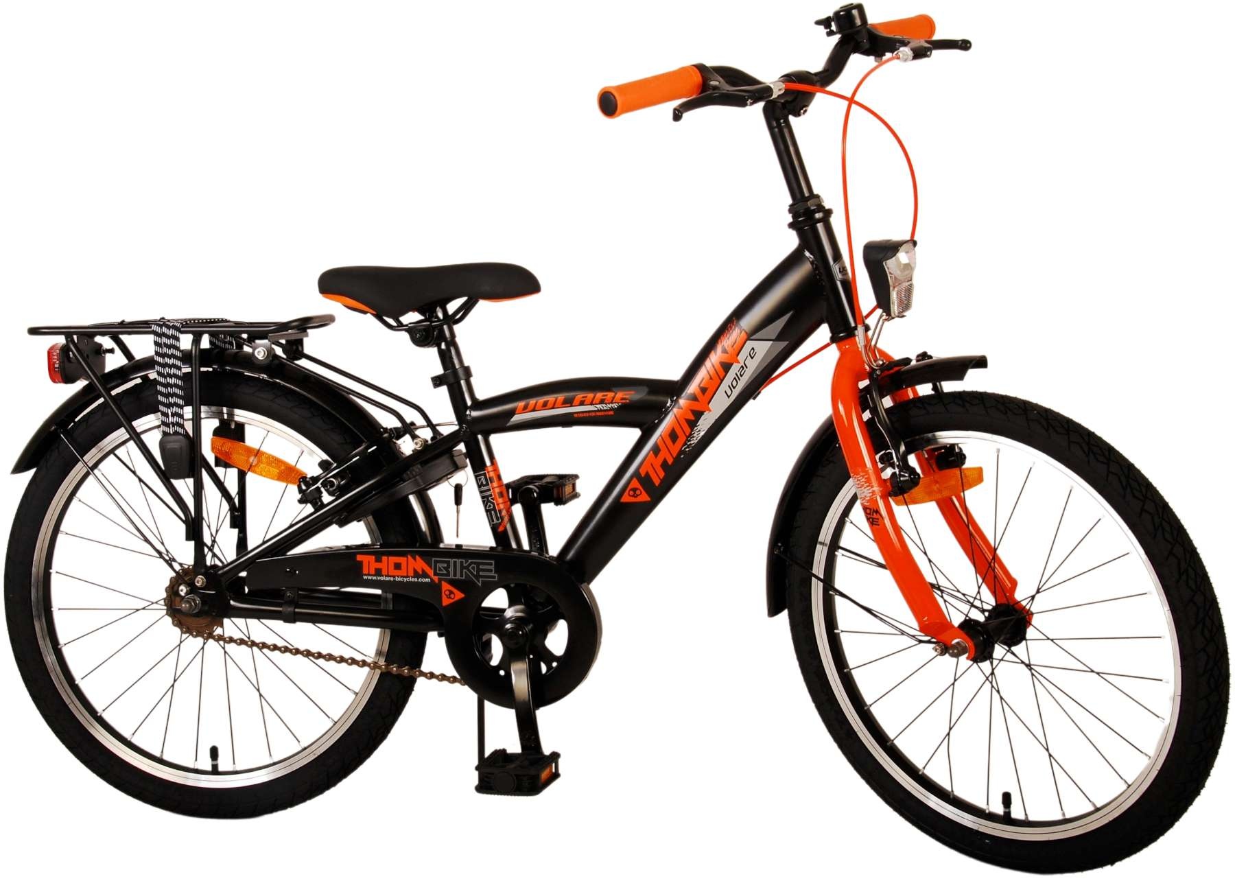 Volare Thombike Kids' bike - Boys - 20 inch - Black Orange - Two Hand Brakes
