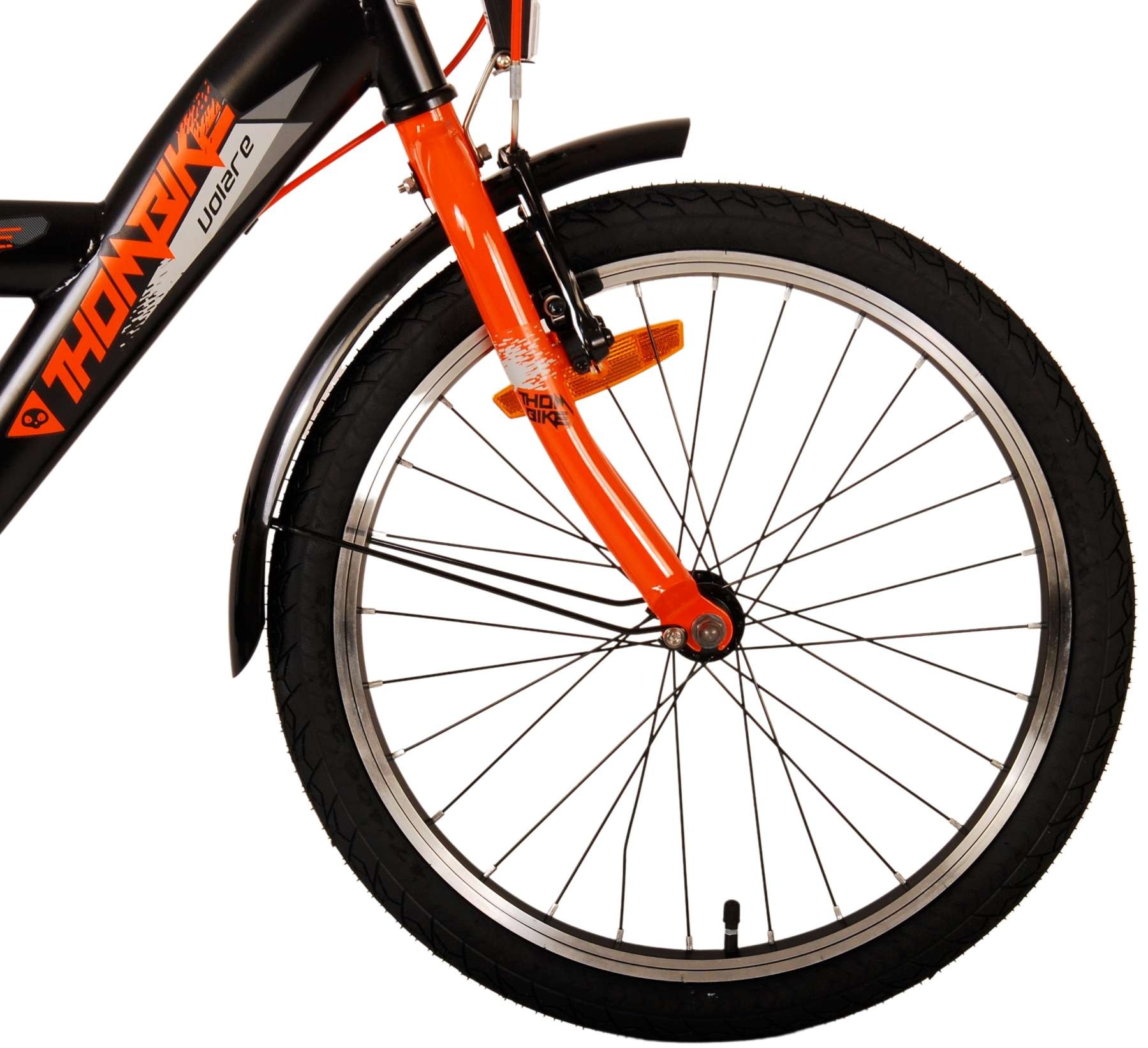 Volare Thombike Kids' bike - Boys - 20 inch - Black Orange - Two Hand Brakes