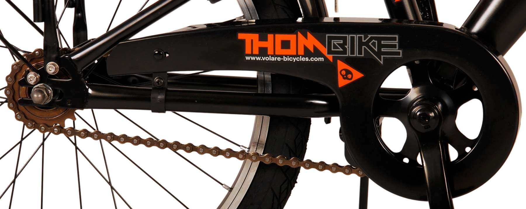 Volare Thombike Kids' bike - Boys - 20 inch - Black Orange - Two Hand Brakes