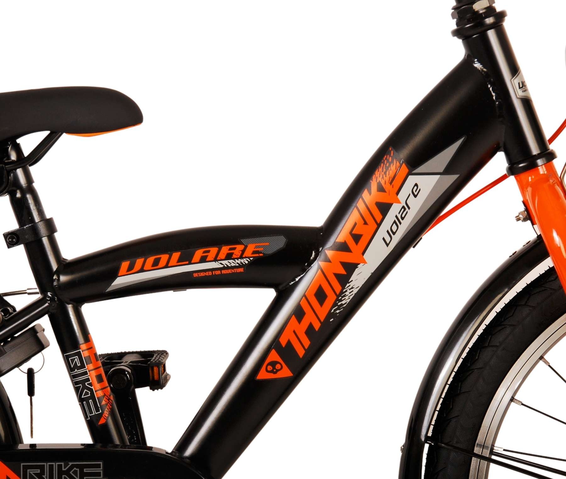 Volare Thombike Kids' bike - Boys - 20 inch - Black Orange - Two Hand Brakes