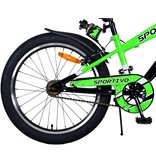 Volare Sportivo Kinderfiets - Jongens - 20 inch - Groen - Twee handremmen