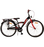 Volare Thombike Kinderfahrrad - Jungen - 24 Zoll - Schwarz Rot