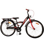 Volare Thombike Kinderfahrrad - Jungen - 24 Zoll - Schwarz Rot