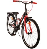 Volare Thombike Kinderfiets - Jongens - 24 inch - Zwart Rood