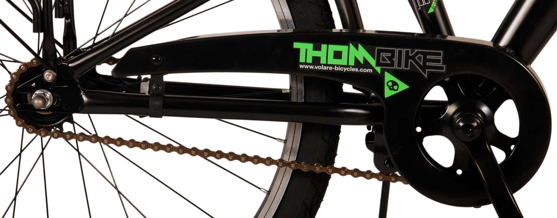 Volare Thombike Kinderfiets - Jongens - 24 inch - Zwart Groen