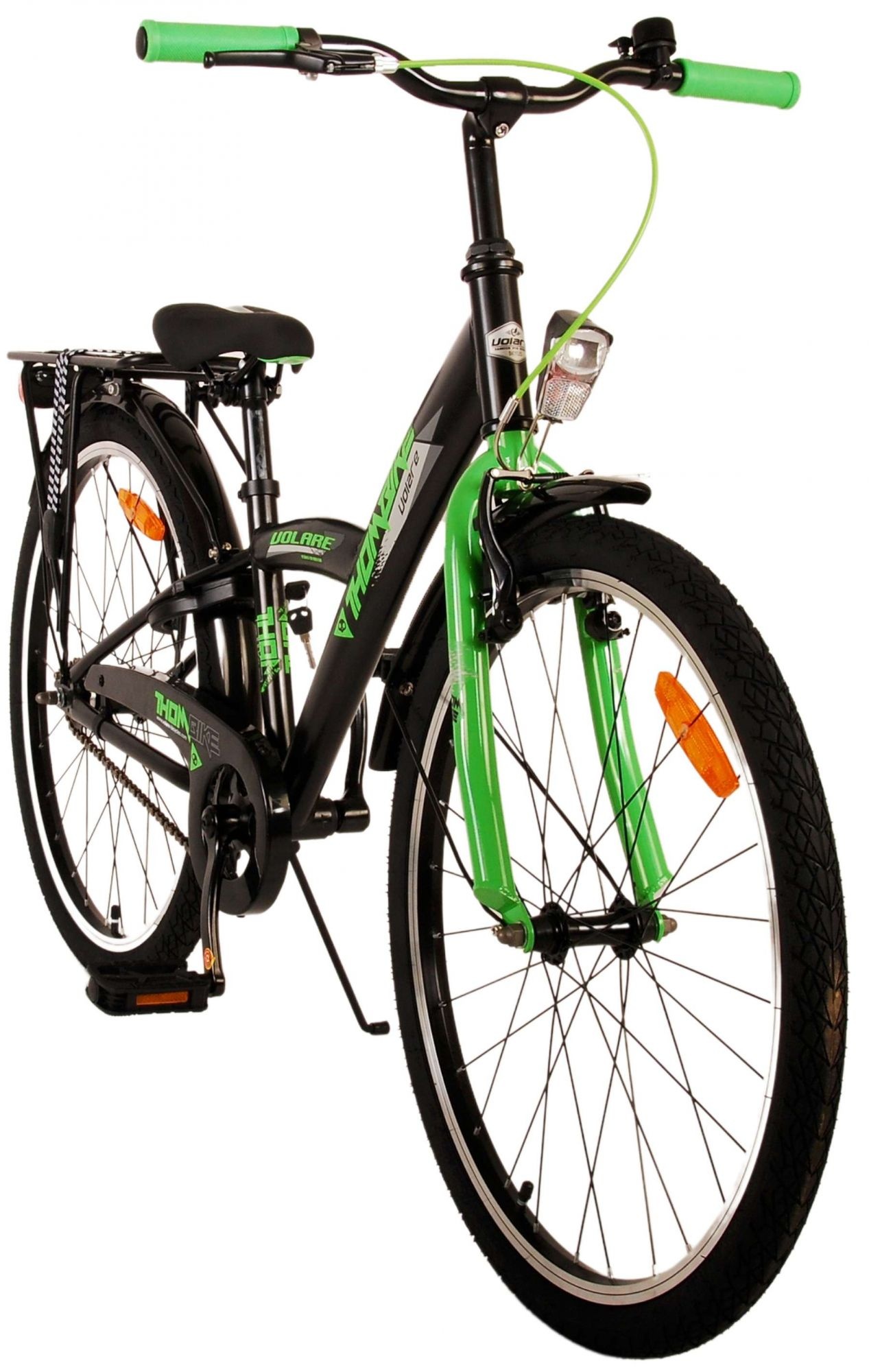 Volare Thombike Kinderfiets - Jongens - 24 inch - Zwart Groen