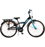 Volare Thombike Kinderfahrrad - Jungen - 24 Zoll - Schwarz Blau - Zweihandbremsen