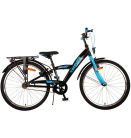 Volare Thombike Kinderfiets - Jongens - 24 inch - Zwart Blauw - Twee handremmen