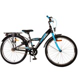Volare Thombike Kinderfahrrad - Jungen - 24 Zoll - Schwarz Blau - Zweihandbremsen