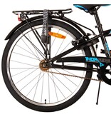 Volare Thombike Kinderfahrrad - Jungen - 24 Zoll - Schwarz Blau - Zweihandbremsen