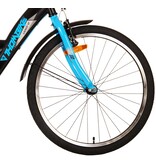 Volare Thombike Kinderfahrrad - Jungen - 24 Zoll - Schwarz Blau - Zweihandbremsen