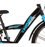 Volare Thombike Kinderfahrrad - Jungen - 24 Zoll - Schwarz Blau - Zweihandbremsen