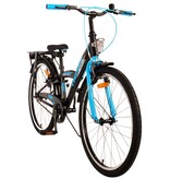 Volare Thombike Kinderfahrrad - Jungen - 24 Zoll - Schwarz Blau - Zweihandbremsen