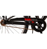 Volare Thombike Kinderfahrrad - Jungen - 24 Zoll - Schwarz Rot - Zweihandbremsen