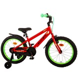 Volare Rocky Kinderfahrrad - Jungen - 18 Zoll - Rot